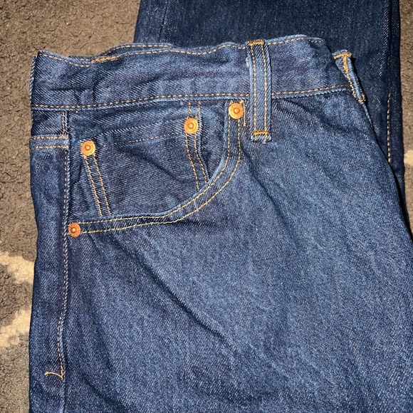 Levi’s 501 Original Shrink To Fit Button Fly Blue Jeans - Picture 3 of 9